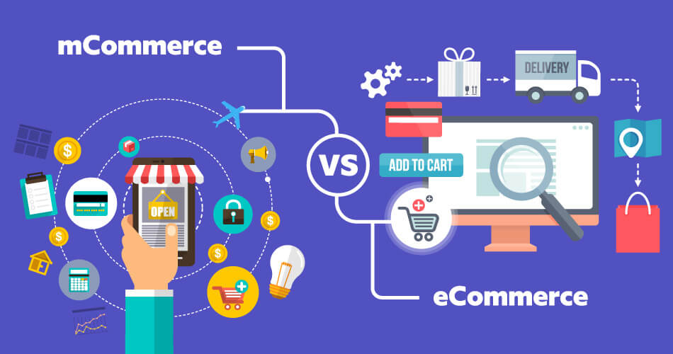 How is mCommerce different from eCommerce